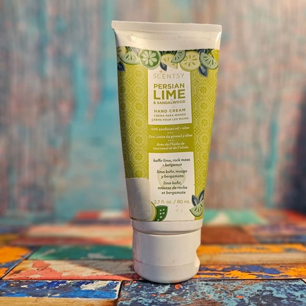 NEW PERSIAN LIME & SANDALWOOD NO. 48 Scentsy Hand Cream | Vitamin-Rich, Non-Grea